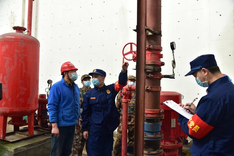 湖北宜城 消防、民兵多部门联合为瀚焜联合科技开展安全检查
